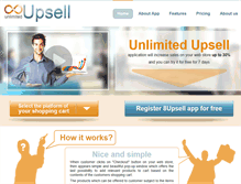 Tablet Screenshot of 8upsell.com